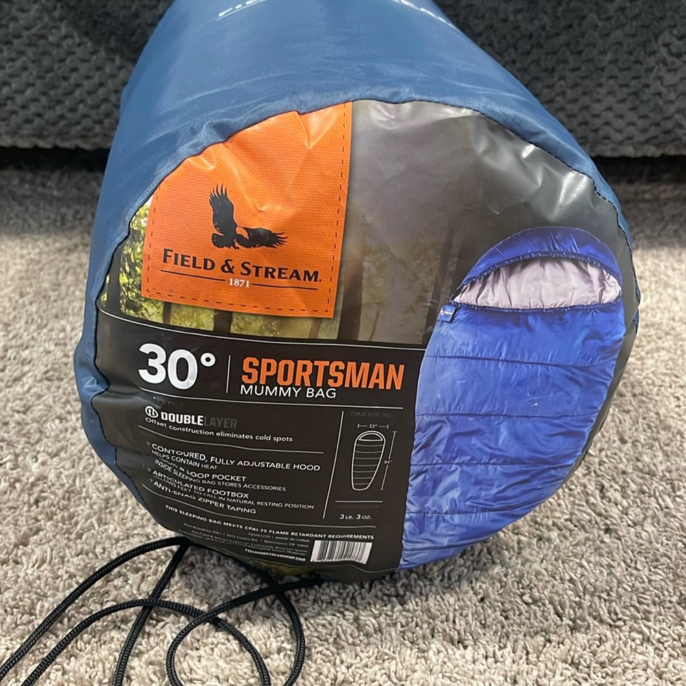 Field & Stream Sportsman Mummy Bag Navy